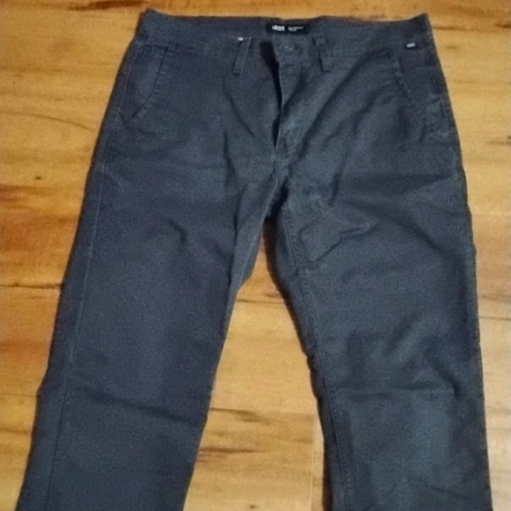 Vans Slim Chino Pants Size 34 Charcoal Gray